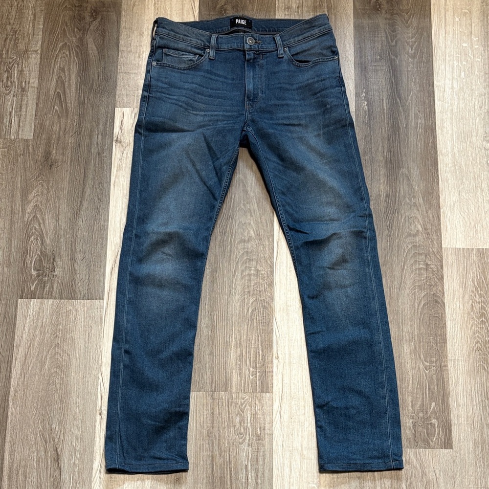 PAIGE Slim Men's Blue Jeans 31x30 EXCELLENT CONDITION barely worn